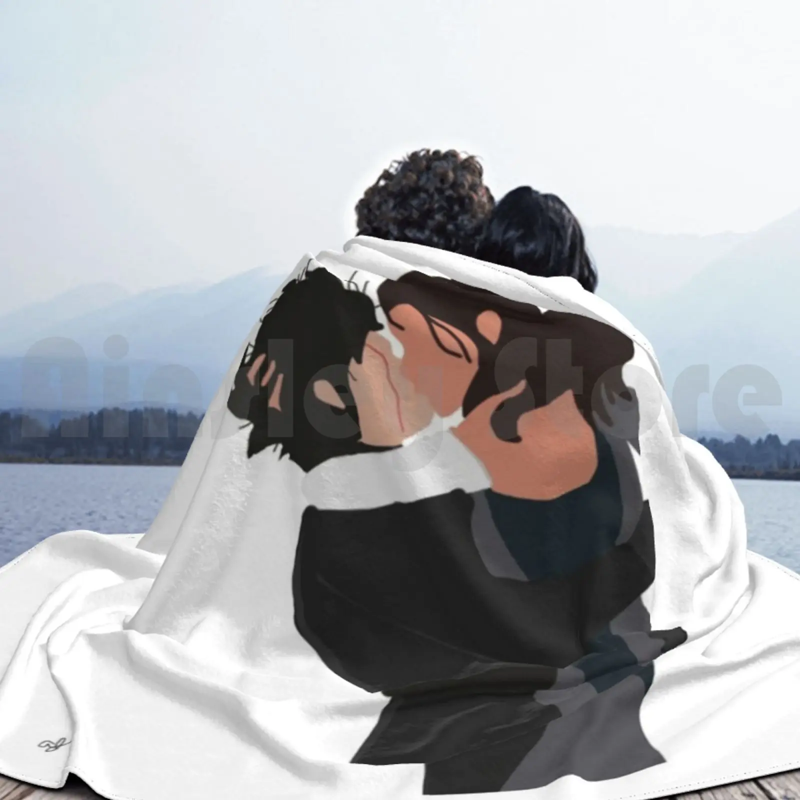 Одеяло The Kiss для дивана кровати путешествий Ship Reylo