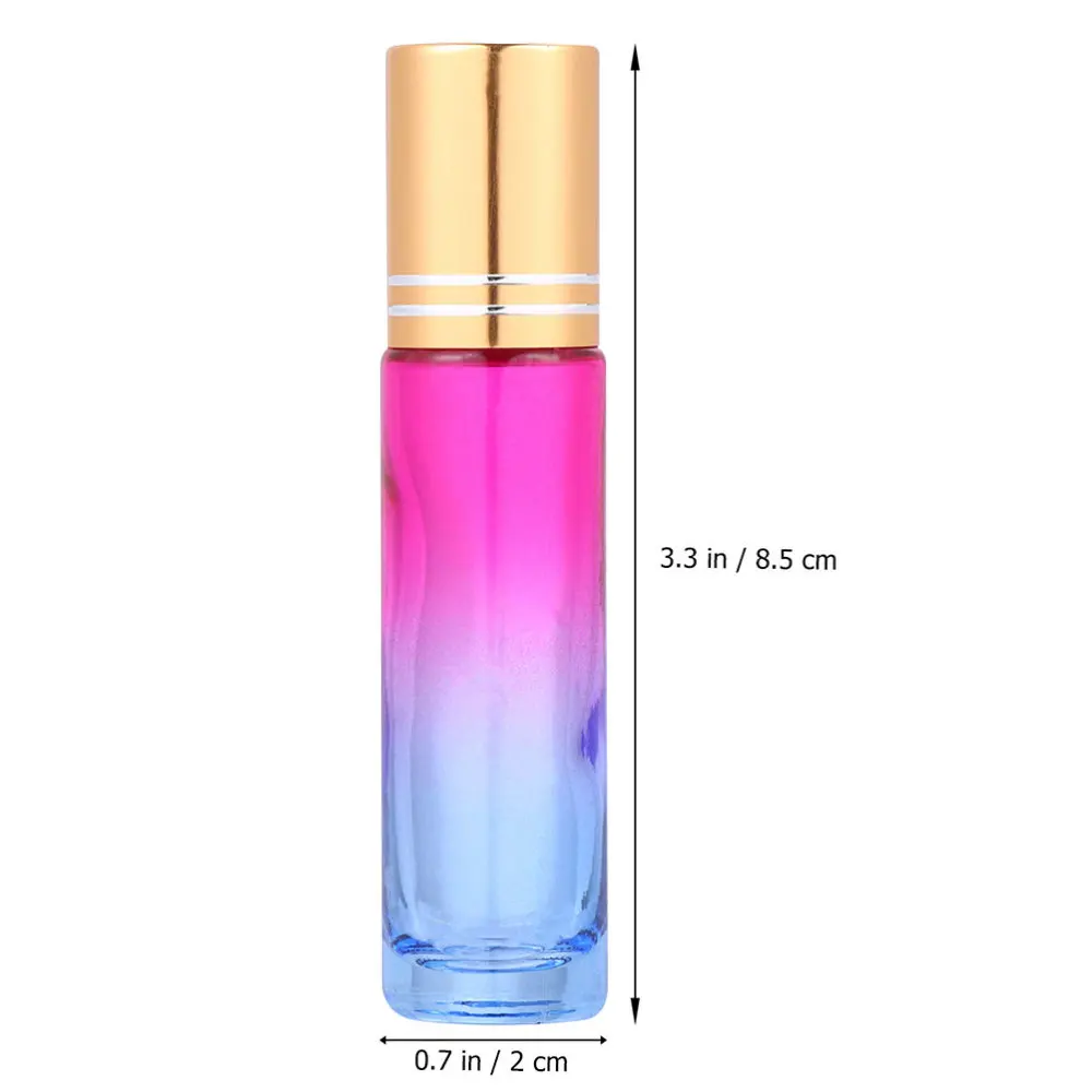 

20pcs 10 Glass Mini Roll On Bottles Empty Essential Oil Roller Bottles