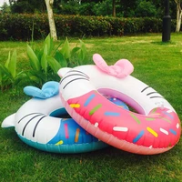 new children%e2%80%98s float piscina inflable cat swimiming ring baby pool float swim circle lifebuoy inflatable cat pool toys