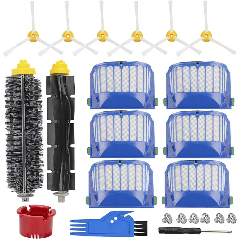 

Replacement Parts Accessories Kit Compatible for IRobot Roomba 500 600 Series (Not Fit for 645 655 675)