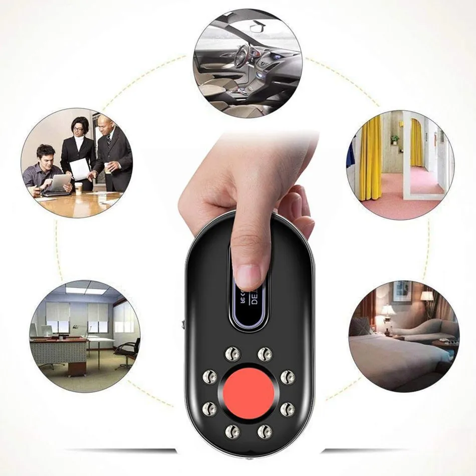 

K98 Detection Pinhole Monitoring Anti-sneak Shot Detector Hotel Anti-spy Alarm
