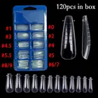 Формочки для наращивания ногтей, 120 шт.коробка, формы для ногтей