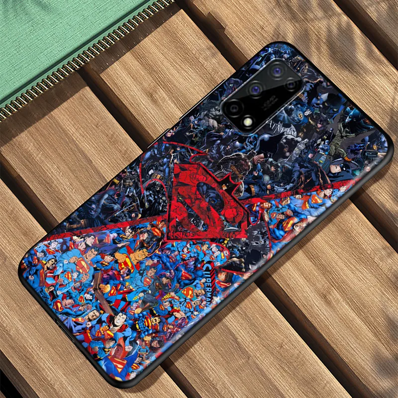 

Man of Steel Hero Logo Silicone Cover For Realme V15 X50 X7 X3 Superzoom Q2 C11 C3 7i 6i 6s 6 Global Pro 5G Phone Case