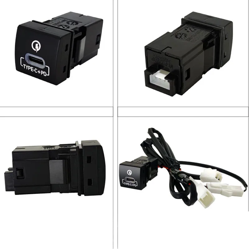 Автомобильное зарядное устройство для быстрой зарядки USB-разъем Toyota Prado Reiz Corolla RAV4