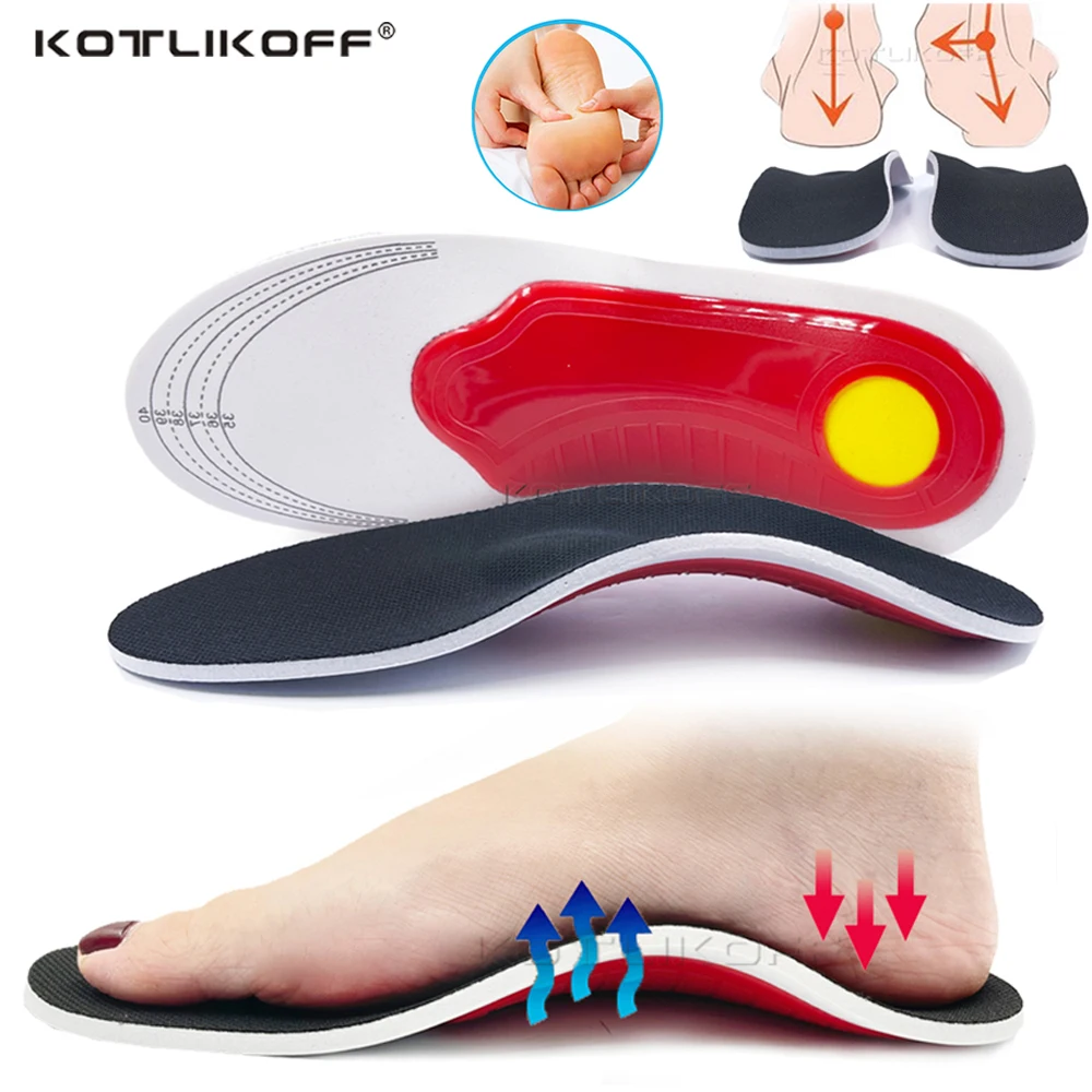 

Arch Support Orthotic Insole Flat Foot Orthopedic Insoles For Feet Ease Pressure Of Air Movement Damping Cushion Padding Insoles