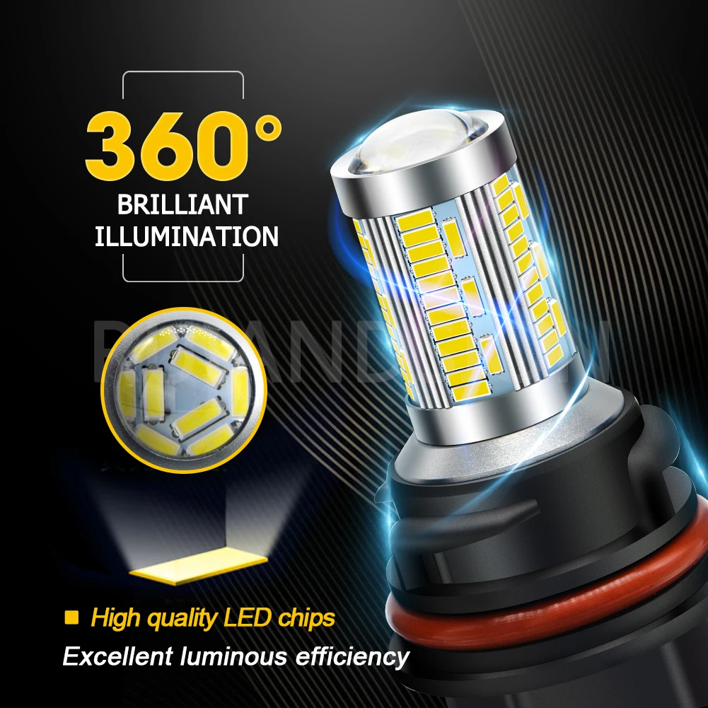 Светодиодные фары для мотоцикла RUIANDSION 10 шт. PH11 9014 12 В 24 4014SMD 1200 лм мотоциклетные