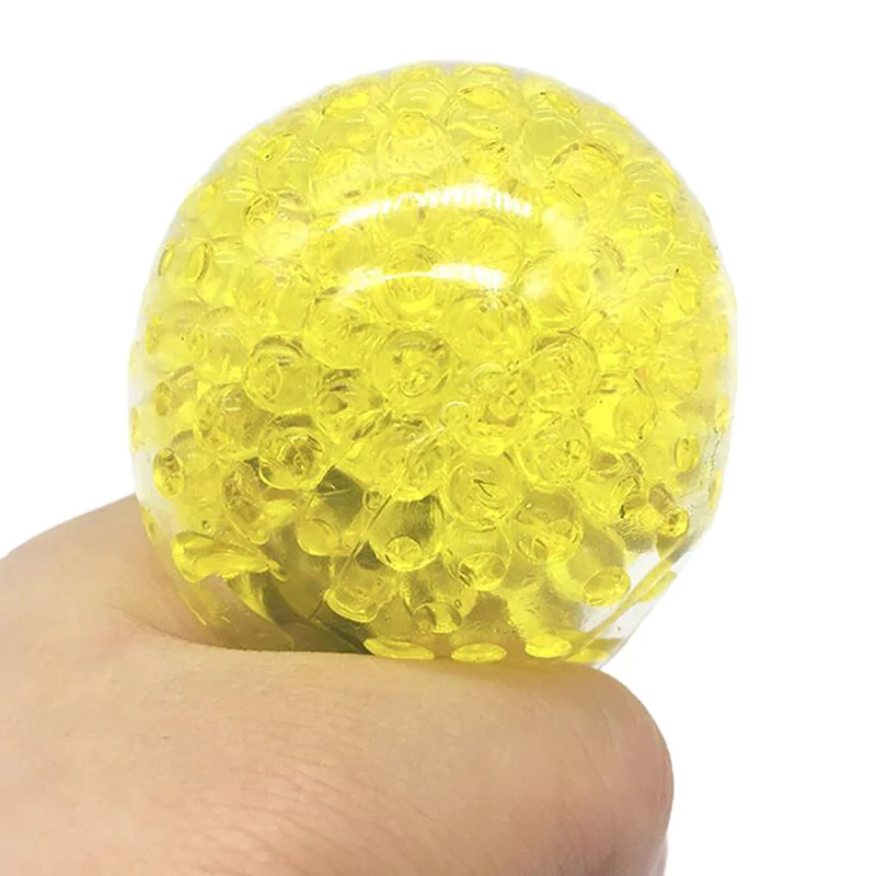 Juguete pelota de estr&eacute;s con bolas de pl&aacute;tano esponjoso para adultos y ni&ntilde;os, juguete para apretar infinita, estr&eacute;s, alivia la descompresi&oacute;n, 1 unidad-4