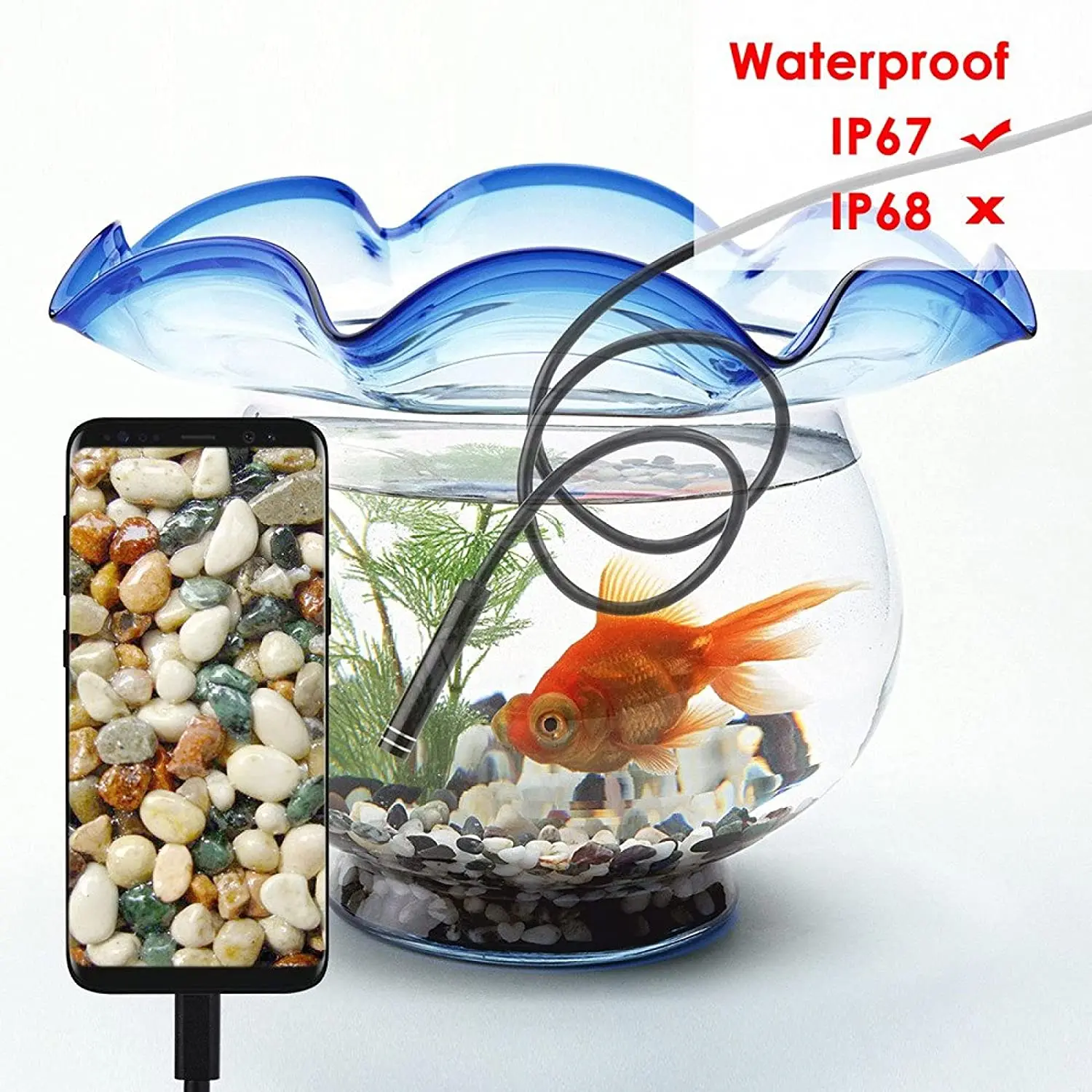 Эндоскоп для смартфона, 7 мм, USB Type-c, 480P | AliExpress