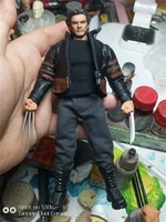 for sale 112th model uncle wolf leather jacket for 6 inch shf ant male doll movealbe accessories in stock