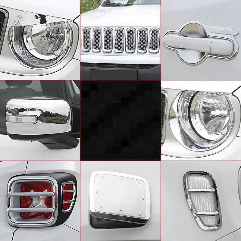 Авто решетка фары Rearlamp дверь автомобиля хром модифицированный автомобиль