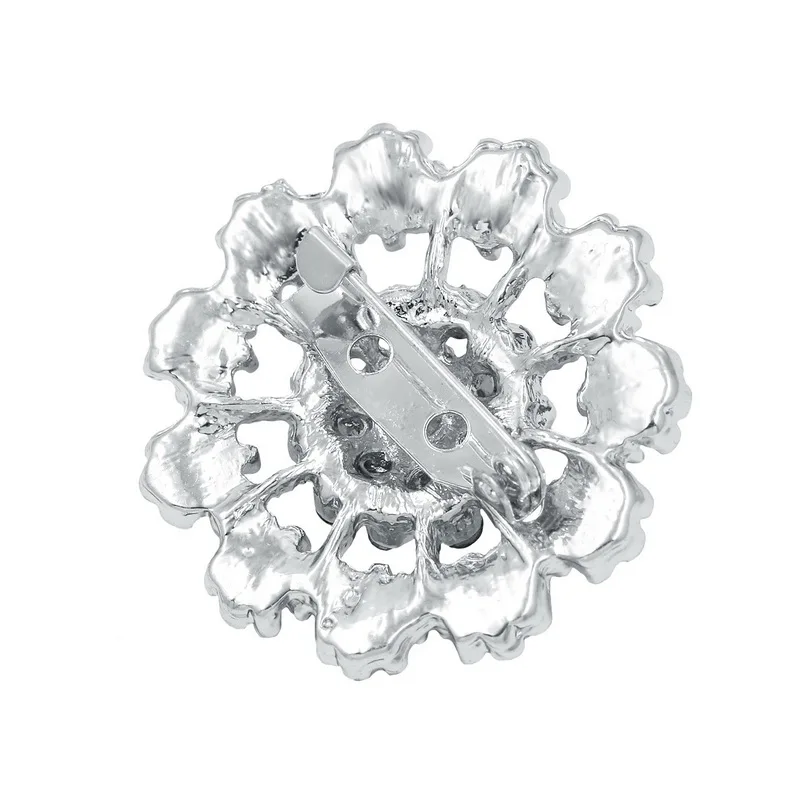 Бренд MIEG, прозрачные стразы, Bijoux, булавки, броши в виде цветка для женщин, украшение для свадебной вечеринки, очаровательное ювелирное изделие