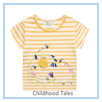 spring and summer new childrens clothing girls short sleeved fashion t shirts