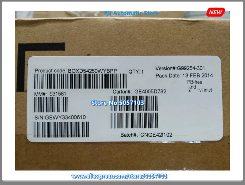 Оригинальная Фирменная Новинка NUC D54250WYKH I5 материнская плата D54250WYB | Обустройство