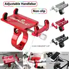 Велосипедный телефонный держатель, алюминиевый регулируемый кронштейн для смартфонов 2,2-6,2 дюймов