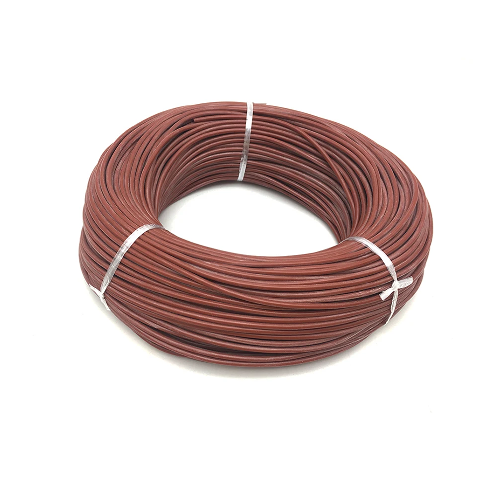 5 ~ 100 м 6K 61ohm/m нагревательный кабель из углеродного волокна силиконовый резиновый