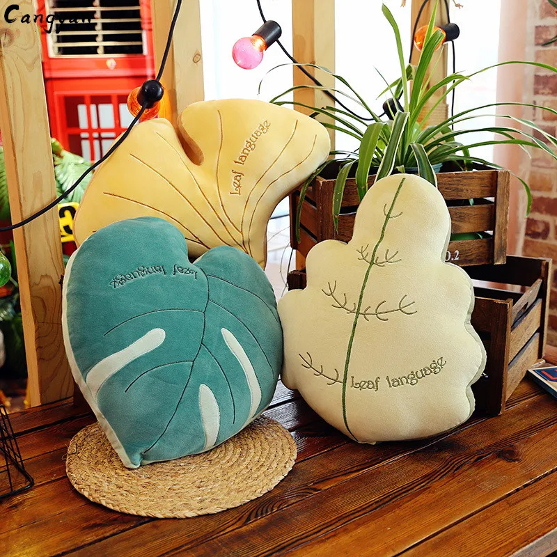 50 см диван для куклы Тутовый лист гинкго банан креативная подушка ленивого