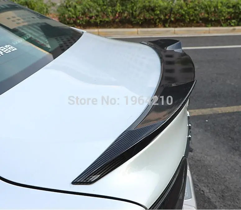 Автомобильный Стайлинг АБС пластик неокрашенный Праймер цветной задний спойлер