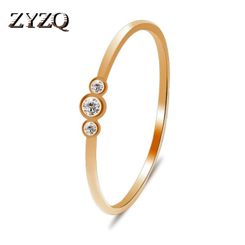 ZYZQ классический ремешок с крошечным кубическим цирконием простой аксессуар для