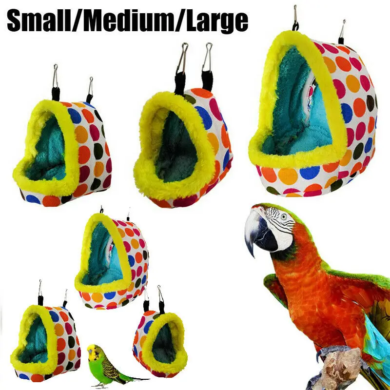 Гнездо для питомца попугай хорька зайца плюшевая птица домашнее животное теплая