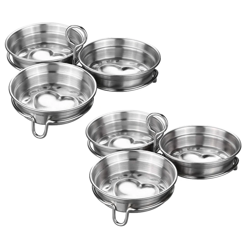 

2 комплекта, яйцеварка из нержавеющей стали