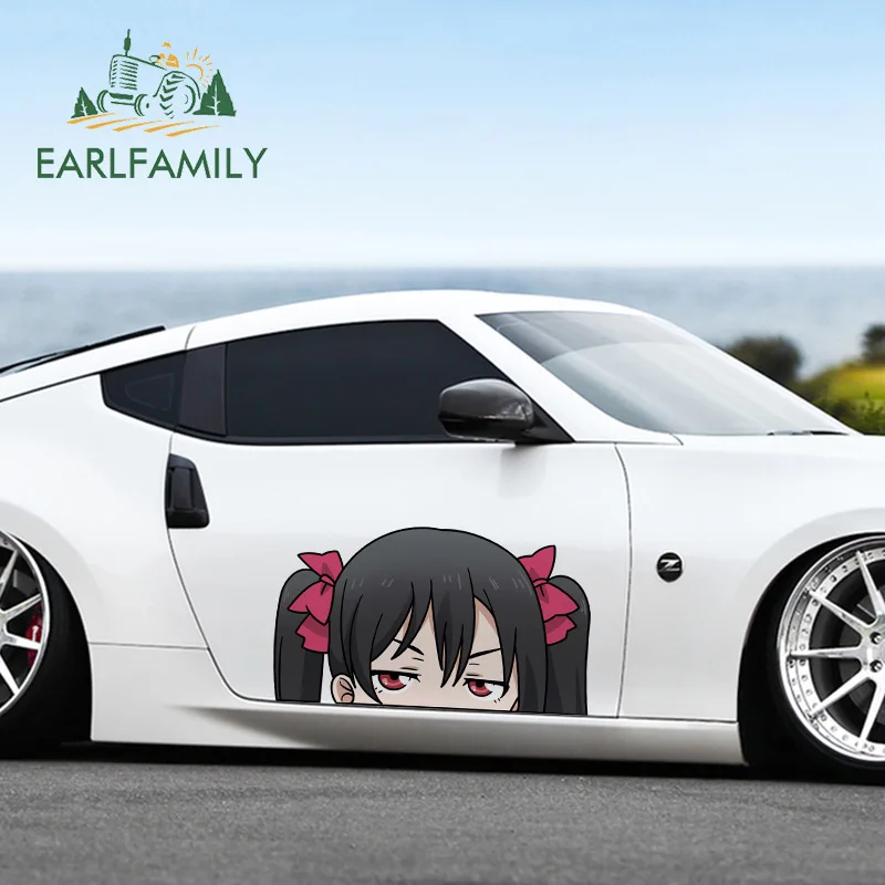 EARLFAMILY 43 см x 24 5 наклейка на кузов автомобиля LOVE LIVE PEEKER Виниловая лобовое стекло