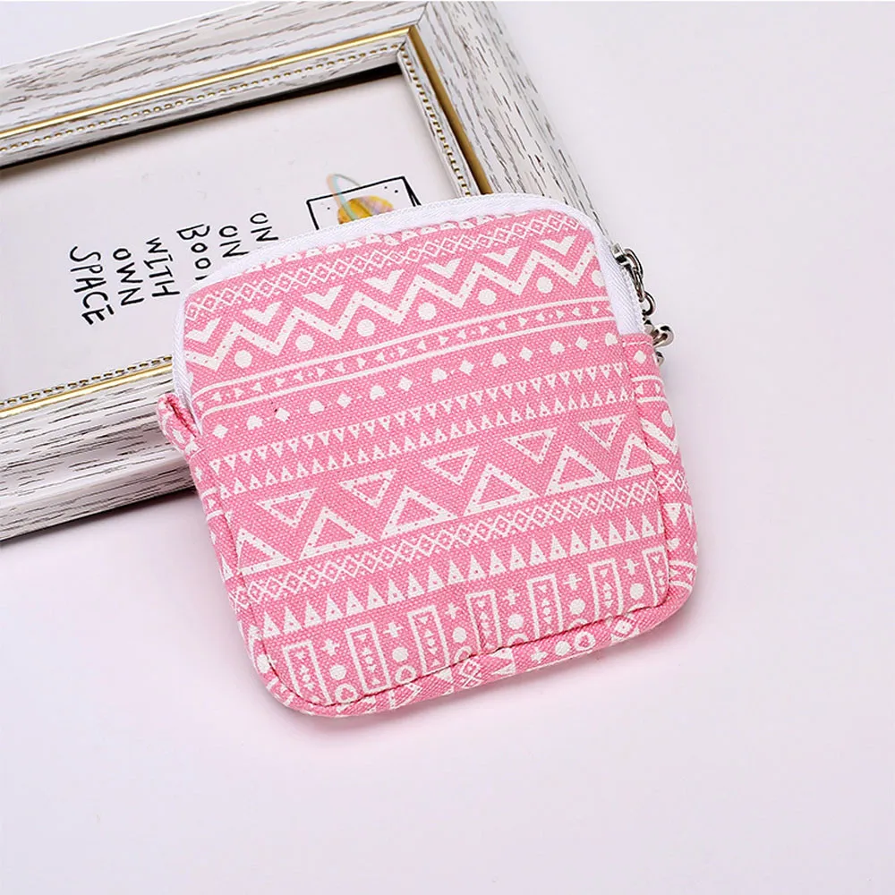 Милая гигиеническая сумка для женщин и девушек хранения салфеток полотенец