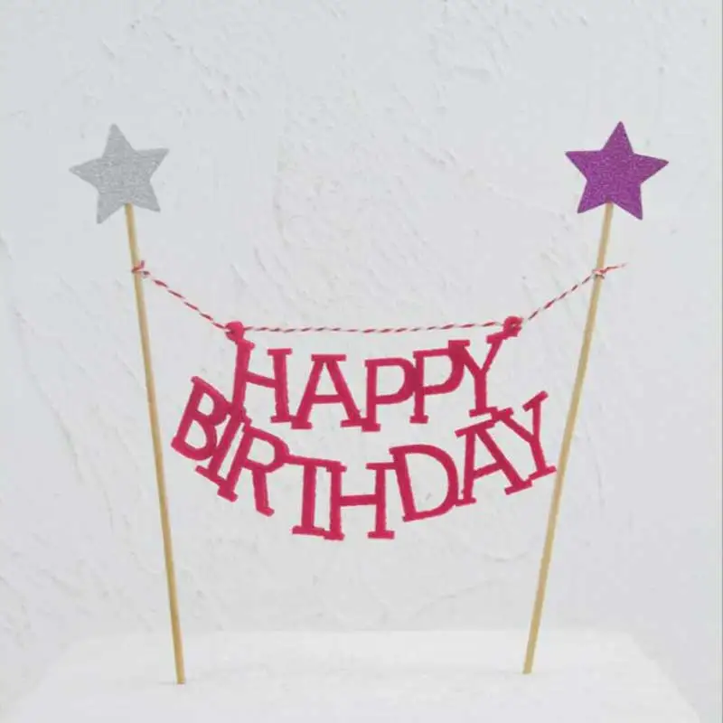 1 шт. новинка звезда дневной флаг для детского дня рождения|Товары украшения