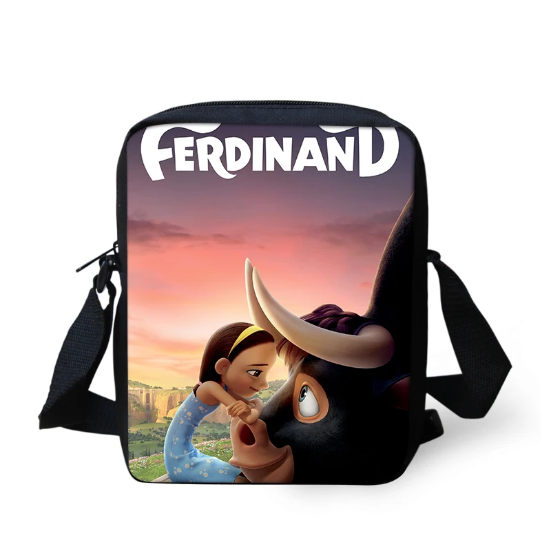 

HaoYun Women's Messenger Bags Ferdinands Pattern Chidren's Shoulder Bags Cartoon Anime Designer Teenagers Mini Flaps Puse Bags