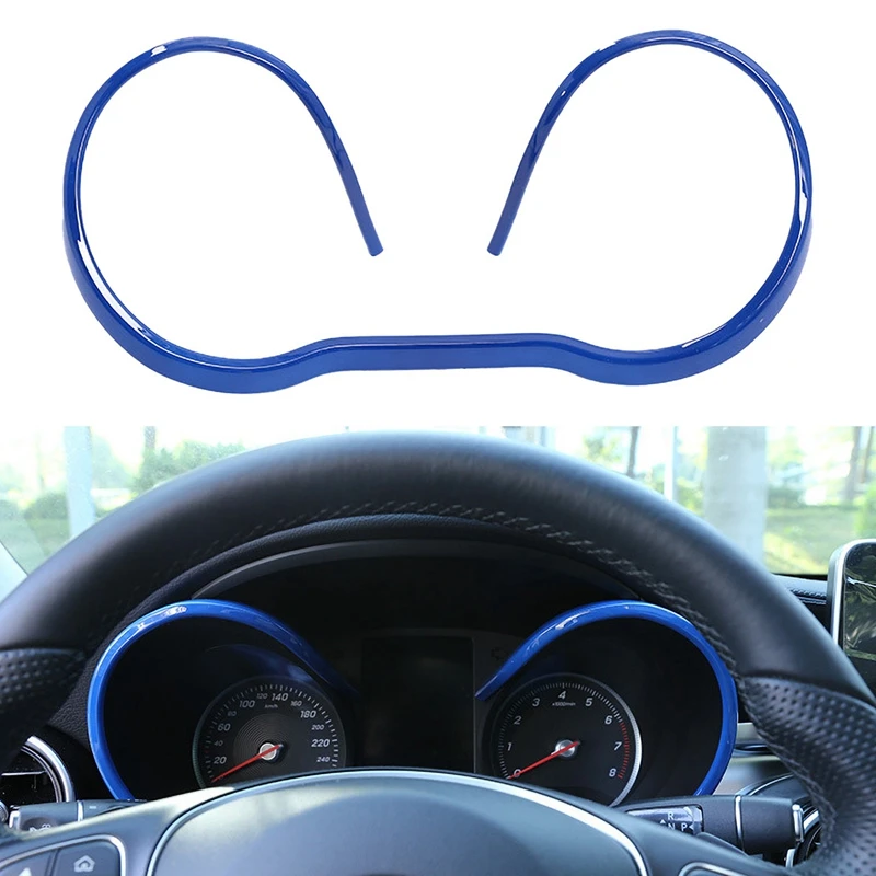 

NEW-Car Instrument Decoration Frame Dashboard Panel Cover Trim Accessories for Benz C Class W205 GLC 2015-2019