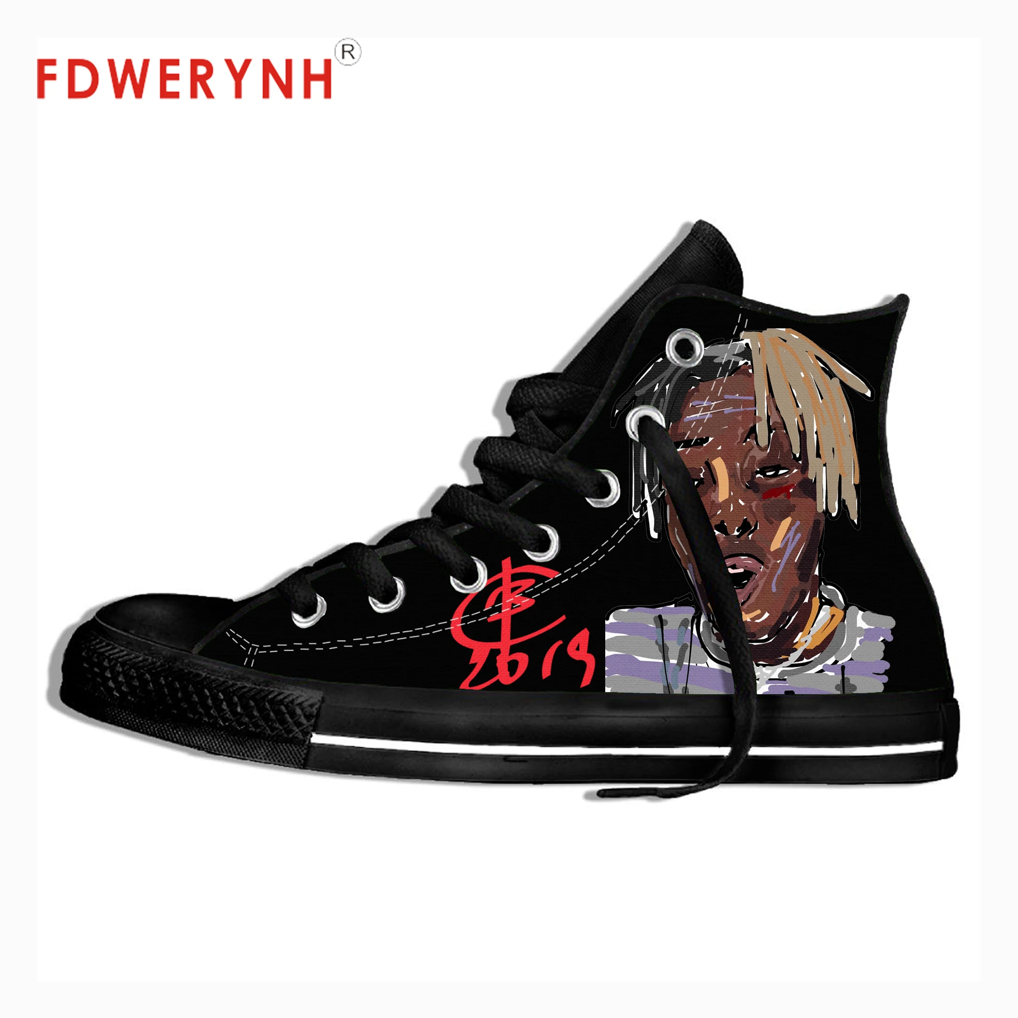 Мужские повседневные туфли черные Xxxtentacion R.I.P Rap Xxx Tentacion персонажи модные крутые