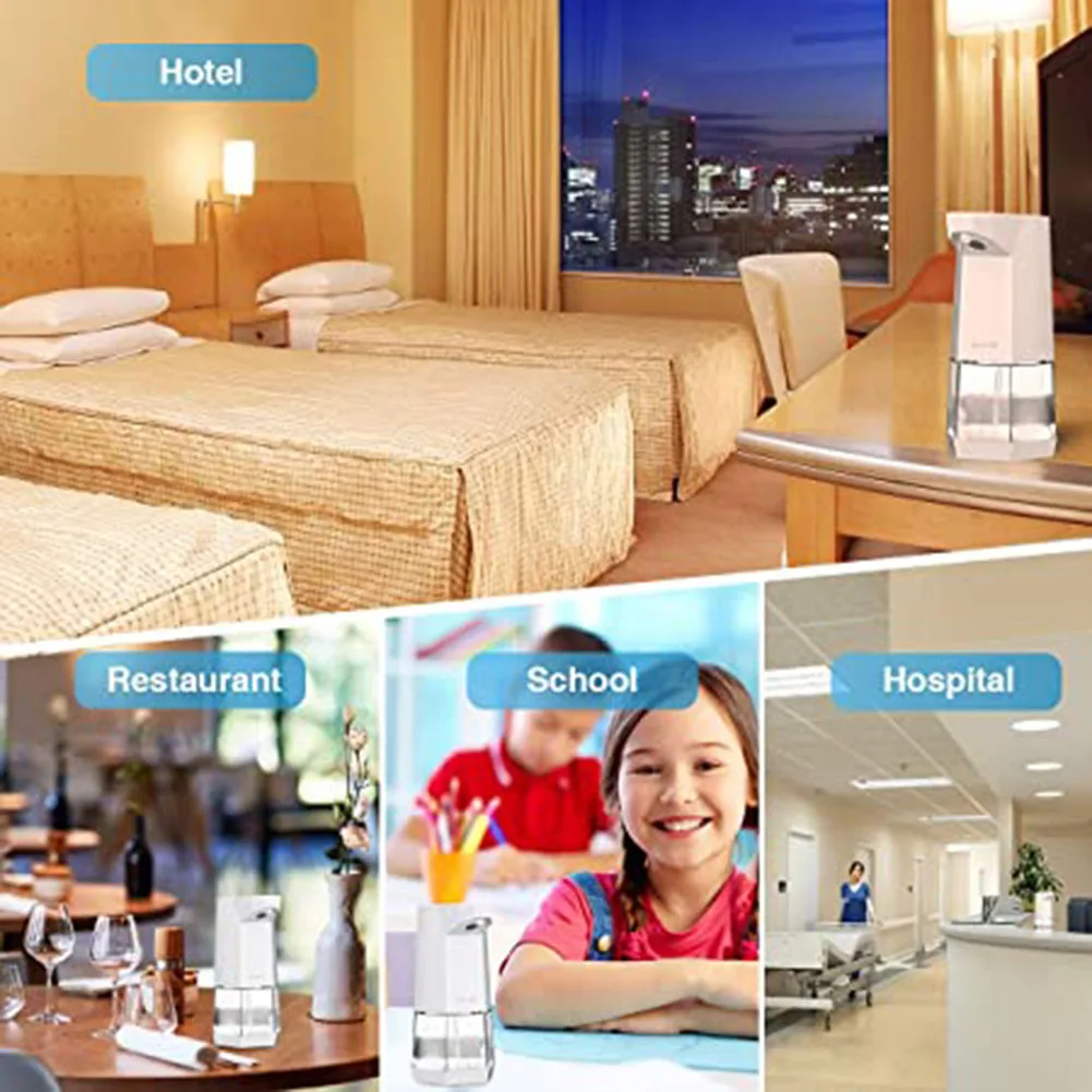 

Automatic Dispenser Non-contact Spray 360ml Hand Cleaning Sensor Sprayer for Home Office J8