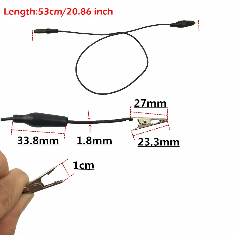 

5/10 Pcs Alligator Double-ended Crocodile Clips 5 Colors Test Jumper Wire Alligator Clips Electrical DIY Roach Clip Electron