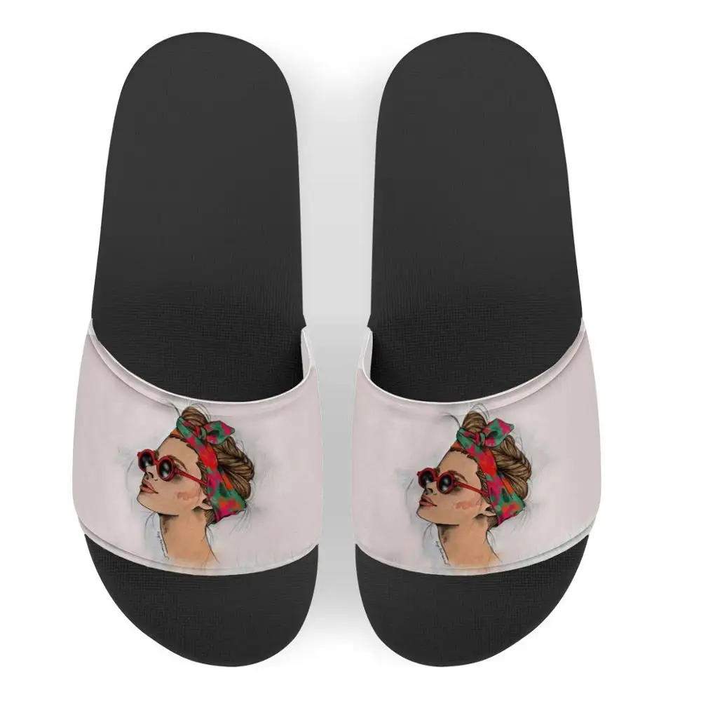 2020 модная хипстерская роскошная женская обувь из полиуретана с принтом графики