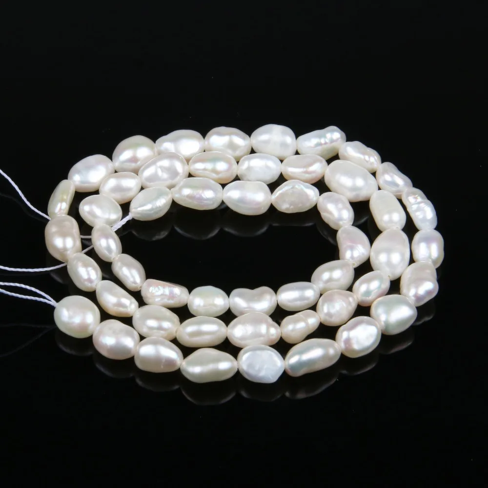 

2020 Natural Freshwater Pearl Beads High Quality 38cm Punch Loose Beads For DIY Women Elegant Necklace Bracelet Jewelry Making