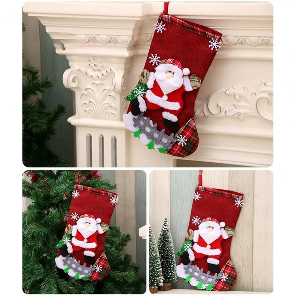 

Симпатичная Удобная Очаровательная Рождественская сумка для подарков для торговых центров, рождественские подарочные пакеты, Рождественс...