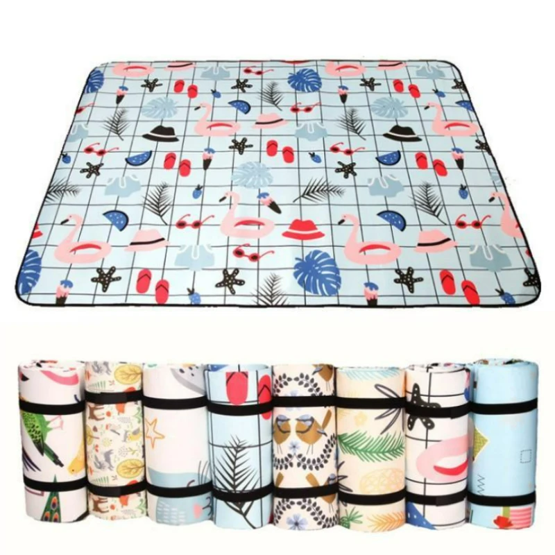 Складной коврик для кемпинга уличный пляжный плед пикника в этическом стиле
