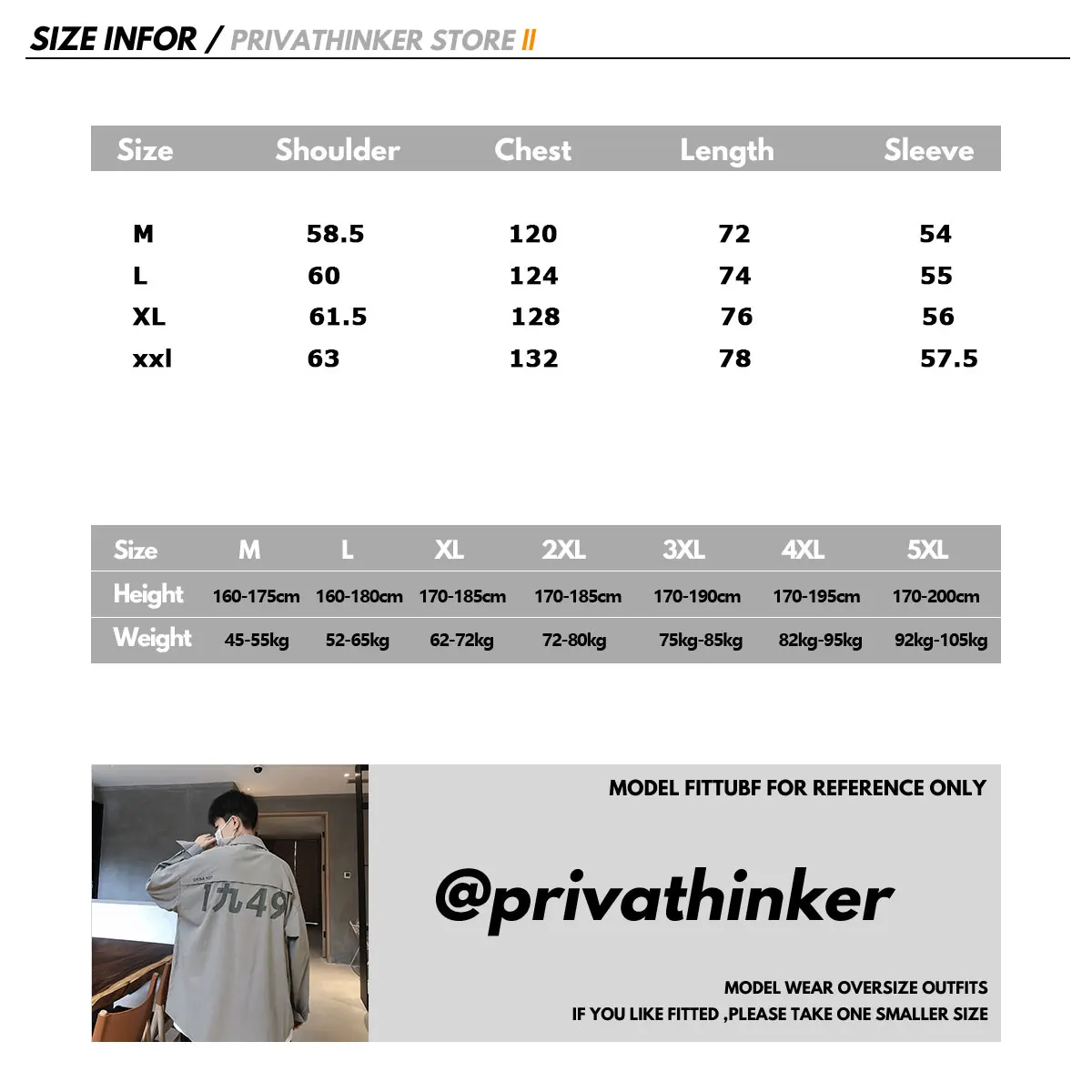 Privathinker Осенняя хлопковая рубашка с длинными рукавами Мужская Корейская