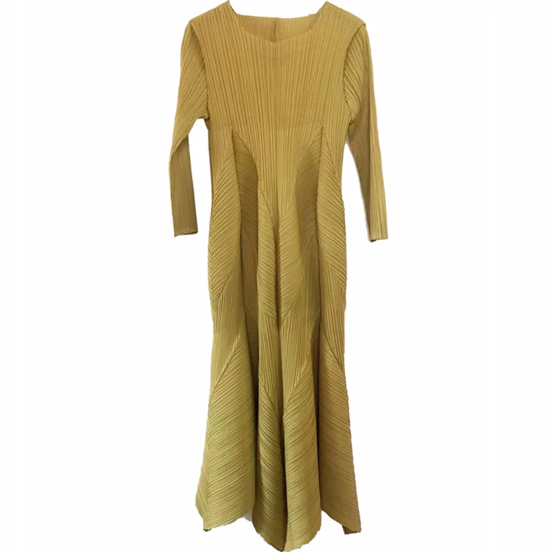 Женское плиссированное платье с большими цветами новое однотонное элегантное