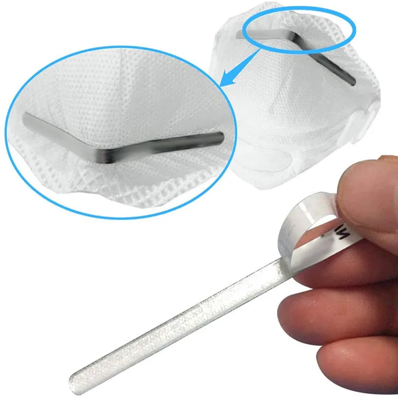 Маска для мостика носа алюминиевая лента самостоятельного изготовления плоских