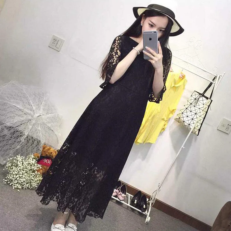 

Женское вечернее платье средней длины, с длинным рукавом