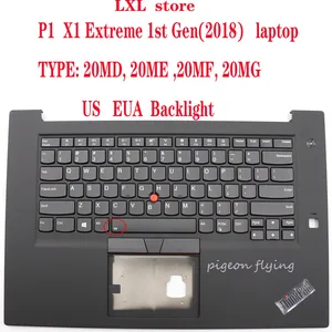 p1 x1extreme keyboard for 2018 thinkpad laptop us eua keyboard with c coverbezel fru 01yu756 01yu757 sn20r58841 sr20r58769 free global shipping