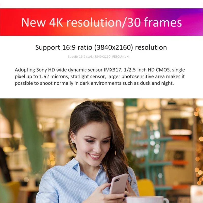 

4K HD HDMI Camera USB Industrial Camera Microscope Computer Live TV Projector Teaching 4K Photography