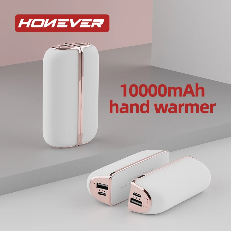 

Winter Hand Warmer 10000mAh USB Rechargeable Separable Magnetic Heating Hand Warmer Pocket Power Bank Christmas Gifts