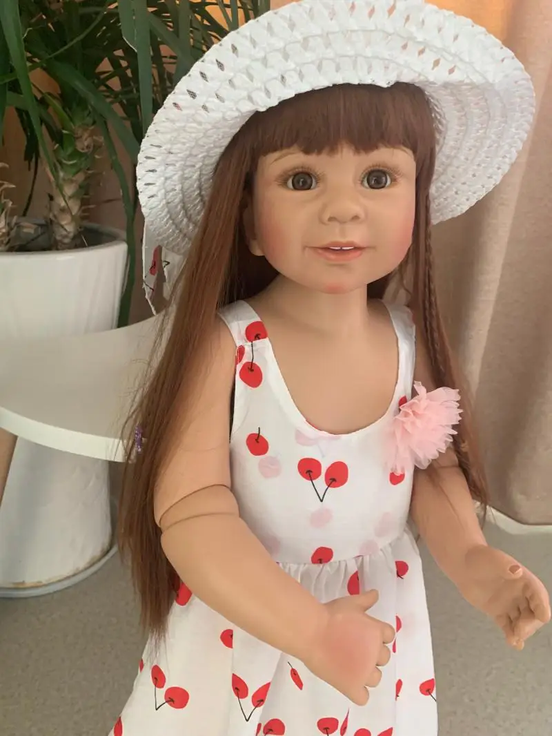 Кукла Reborn Baby Doll 87 см 34 дюйма силикон цельное тело Детская жизнь игрушки для детей |