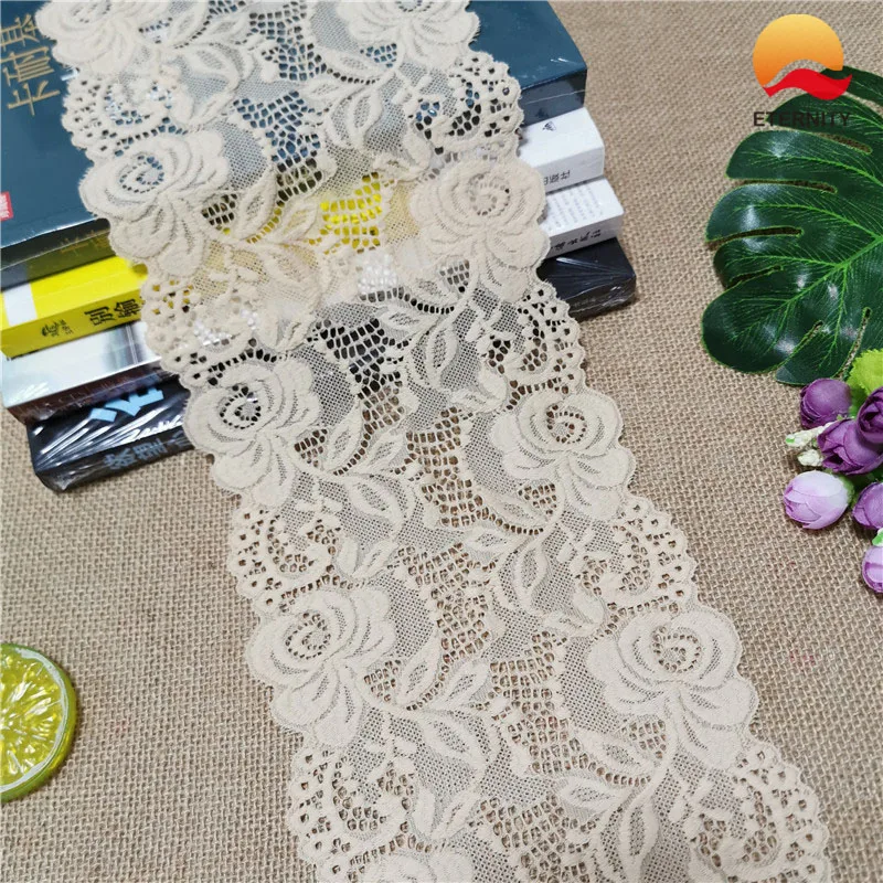 E2007 прессованная пряжа эластичная кружевная ткань лента для ткани свадебное