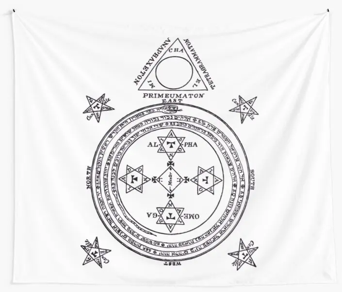 Настенный Гобелен Solomon Circle Goetia пляжное полотенце покрывало коврик для пикника