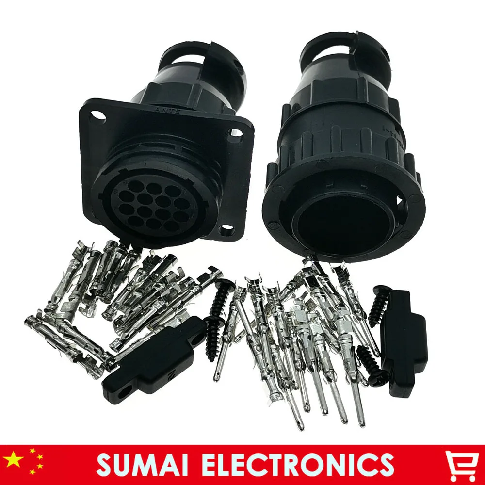 

14 Pin AMP/TE 206044-1/182655-1 auto sensor plug connector for SMEMA Car,14P male&female Electric plug with 14Pin