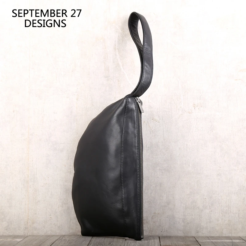 Роскошный мужской клатч ручной работы из натуральной кожи Повседневная