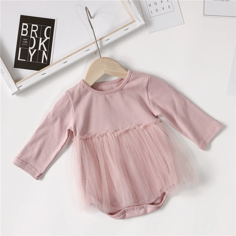 Новый брендовый повседневный комбинезон для маленьких девочек на весну и лето с