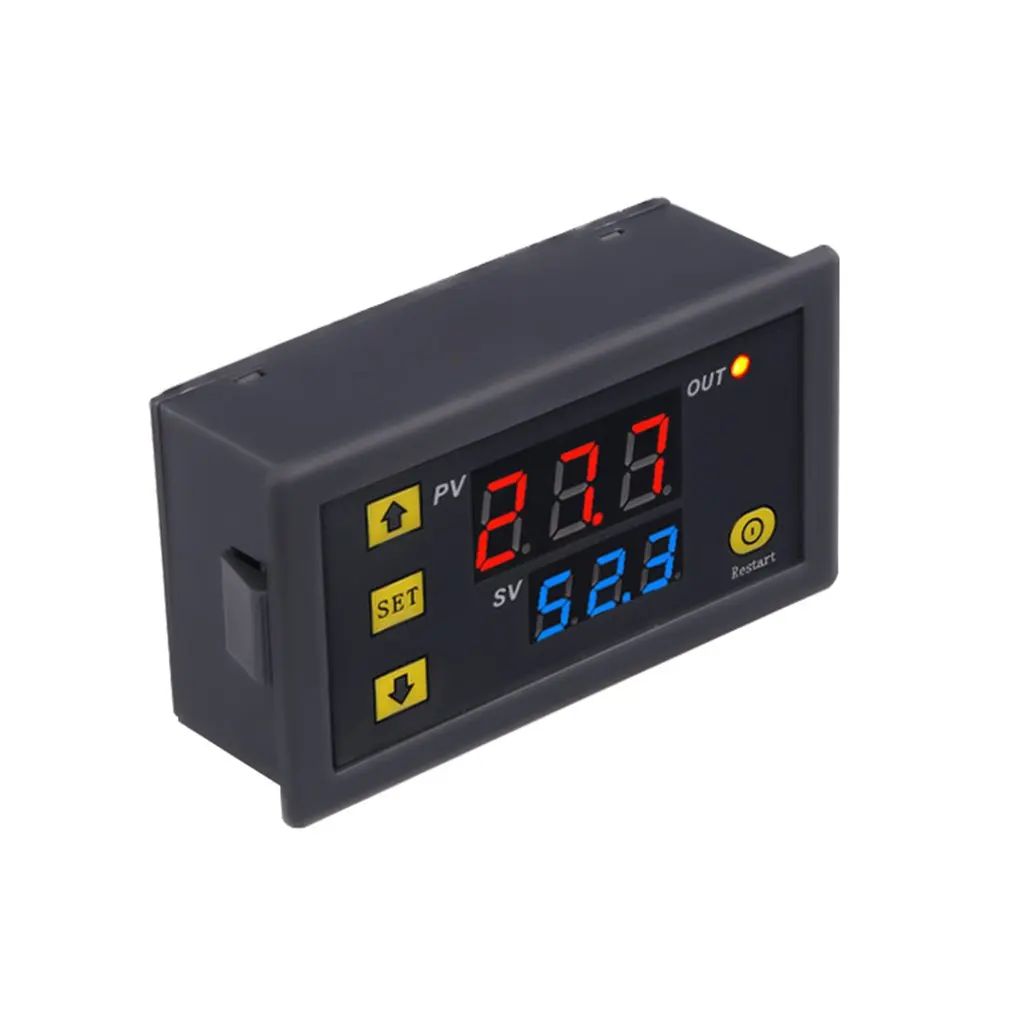 W3230 Lcd красный и синий дисплей Dc 12V 20A цифровой термостат измеритель температуры